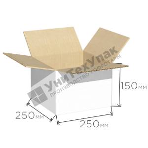 Гофрокороб 250*250*150 мм Т-24 белый
