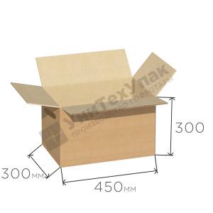 Картонная коробка 450*300*300 с ручками